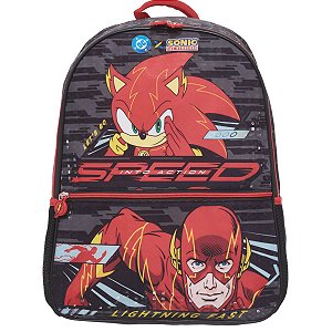Mochila Sonic Infantil Escolar 2026 Original Pacific Costas