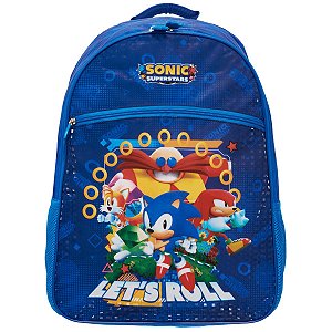 Mochila Sonic Infantil Escolar 2026 Original Pacific Costas