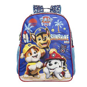 Mochila Patrulha Canina Sunshin Infantil Escolar 2026 Xeryus