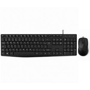 KIT TECLADO E MOUSE KMEX COM FIO