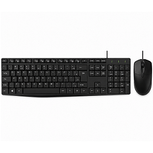 KIT TECLADO E MOUSE KMEX COM FIO