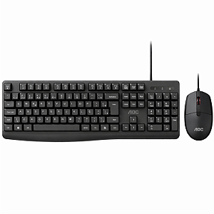 TECLADO E MOUSE AOC KM170 COM FIO