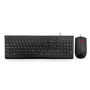 KIT TECLADO E MOUSE LENOVO COM FIO