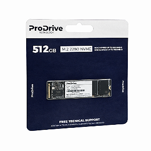 SSD 512GB PRO DRIVE NVME M.2 3000MB/S