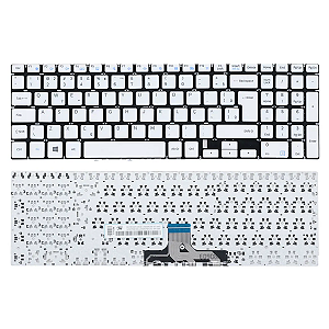 TECLADO SAMSUNG NP300E5M BRANCO