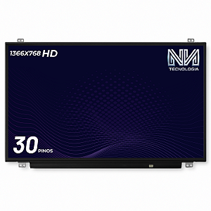 TELA 15.6 LED SLIM 30 PINOS MENOR COM HASTE
