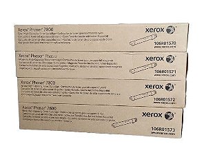 Toner original Xerox 106R01570 106R01571 106R01572 106R01573 Phaser 7880