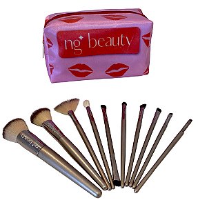 Kit Master: 10 pincéis NG + Necessaire