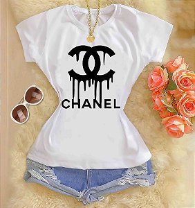 Tshirts feminina poliéster - C.H.A.N.E.L