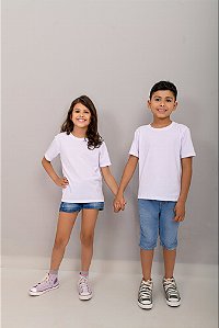 Camiseta Unissex Infantil lisa - sem estampa
