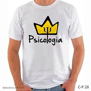 Tshirts feminina poliéster - Psicologia