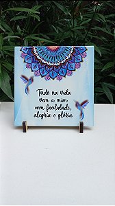 Azulejo Mandala Beija-Flor