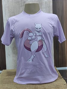 Camiseta Anime - Pokémon Mewtwo