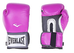 Luvas de treino Boxe Muay Thai Pro Style Rosa Everlast
