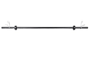 BARRA OCA 120 CM PARA MUSCULAÇÃO PINTURA ELETROSTÁTICA E PRESILHAS REFORÇADAS
