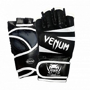 LUVAS DE MMA VENUM CHALLENGER PRETO E BRANCO