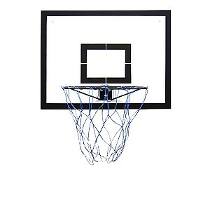 TABELA DE BASQUETE INFANTIL 65X50 COM ARO E REDE NYLON KLOPF