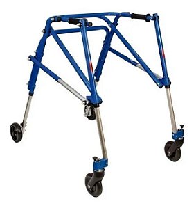 Andador Posterior de Alumínio 04 Rodas M Mobilidade Mercur