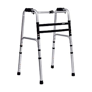 Andador 3 em 1 Fixo Articulado Dobrável Prata Mercur