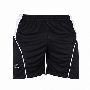 Calção Short Uruguai Futebol Corrida c/ Forro Preto Finta