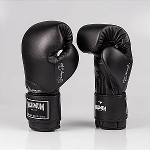 Luvas de Boxe Muay Thai MMA Classic Power Black Maximum