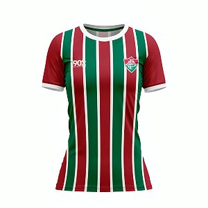 Camisa Fluminense Attract Feminina Tricolor Original Braziline