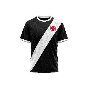 Camisa Vasco Da Gama Building Tradicional Adulto Original Braziline