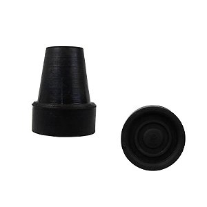 Kit 2x Ponteira Pé de Borracha 7/8 Bengala Muleta Artipé