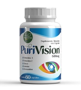 Puri Vision, Uma fórmula Natural que auxilia na Saúde dos olhos, a base de Luteína e Zeaxantina!