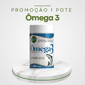 Promoção 1 Pote Ômega 3 – Saúde Cardiovascular e Cerebral com Alta Concentração de EPA e DHA