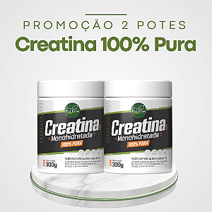 Promoção 2 Potes Creatina Monohidratada 100% Pura - Força e Desempenho Máximo para Quem Busca um Ótimo Resultado