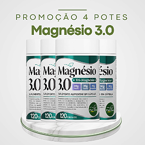 Promoção 4 Potes Tri-Magnésio Puri Ervas – Energia, Sono e Bem-Estar em 1 Só Fórmula