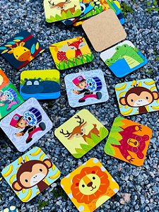 Jogo da memória Animais - 3+