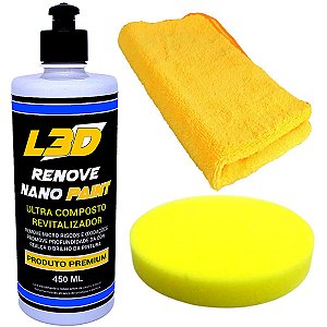 Renove Nano Paint 450 ml C/ Flanela e Aplicador