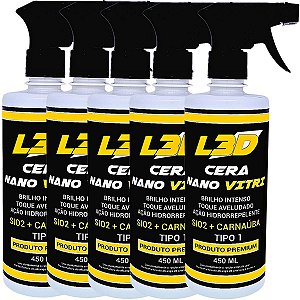 5 Ceras Nano Vitri Frete Grátis SP