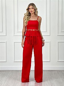 CALÇA WIDE LEG LINHO