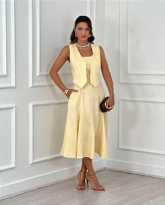 VESTIDO SEREIA LINHO