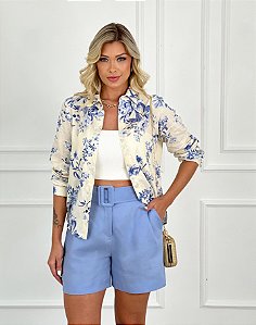 SHORT LINHO NATURAL