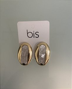 BRINCOS METAL PEROLADO