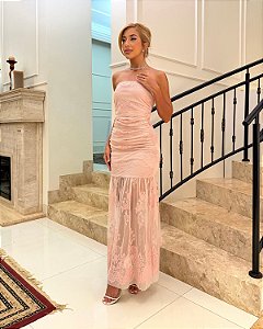 VESTIDO TULE BORDADO