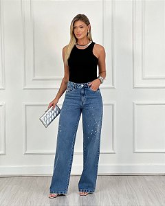 CALÇA RETA JADE COSMIC