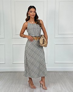 CONJUNTO REGATA E SAIA