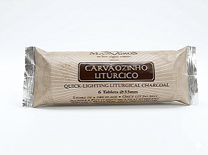 Carvão Milagros Tablete 1X6 UN