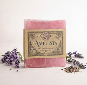 Sabonete Terapêutico em barra Ametista - Lavanda