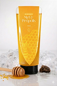 Gel Refrescante de Mel com Própolis com óleo de silicone