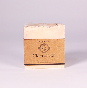 Sabonete em barra Terapêutico argila branca - argila branca