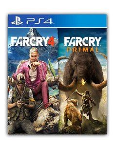 Bundle Far Cry 4 + Far Cry Primal PS4 Mídia Digital