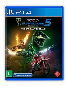 Monster Energy Supercross The Official Videogame 5 PS4 Mídia Digital