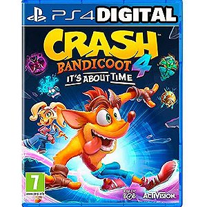 Crash Bandicoot 4 it’s About Time - Ps4 - Mídia Digital