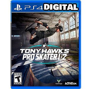 Tony Hawk's Pro Skater 1 + 2 - PS4 - Mídia Digital